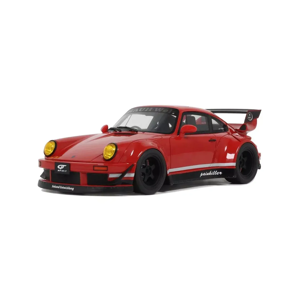 1:18 GT Spirit - Porsche 911 (930) RWB Painkiller, Indian Red