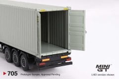 Mini GT 1/64 Mercedes-Benz Actros w/ 40 Ft Container '' UPS Europe'' MGT00705