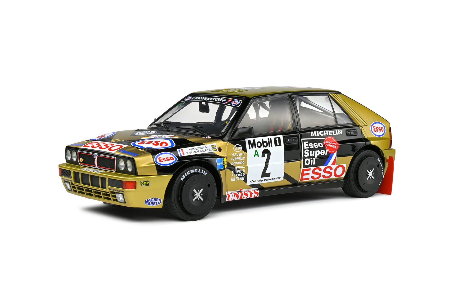 1:18 Solido Lancia Delta HF Integrale – ADAC Rally Deutschland – 1989 – #2 Y.Loubet / J.M.Andrie