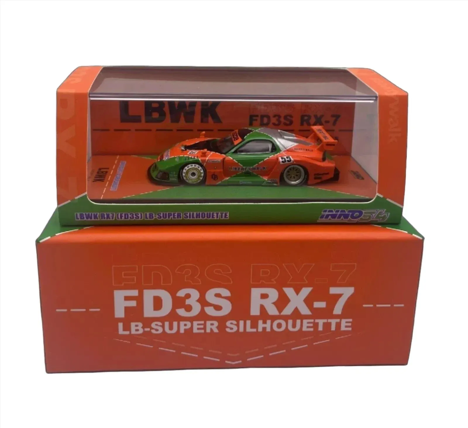 1:64 İnno LBWK RX7 (FD3S) LB-SUPER SILHOUETTE