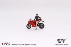 Mini GT 1:64 Ducati Panigale V4 S w/ Ducati Girl