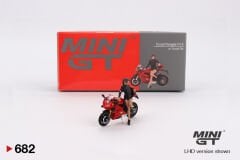 Mini GT 1:64 Ducati Panigale V4 S w/ Ducati Girl